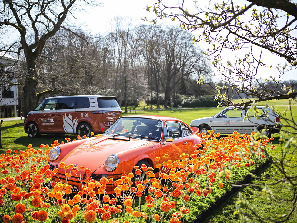 Zijdebloemen event Porsche