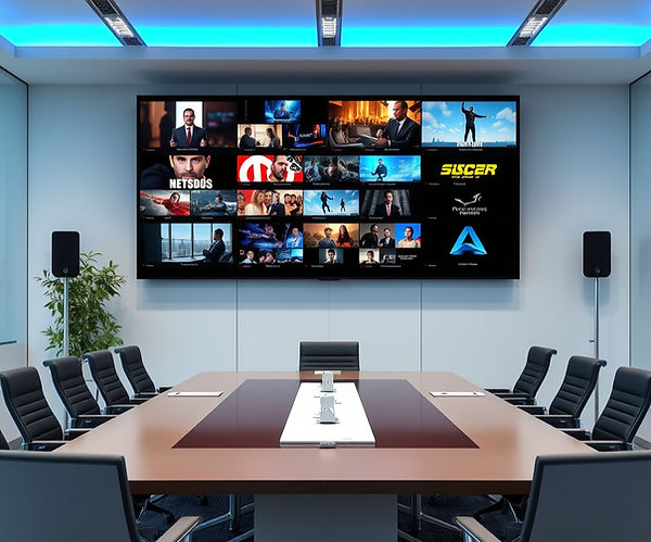Boardroom and meeting room in commercials projects
