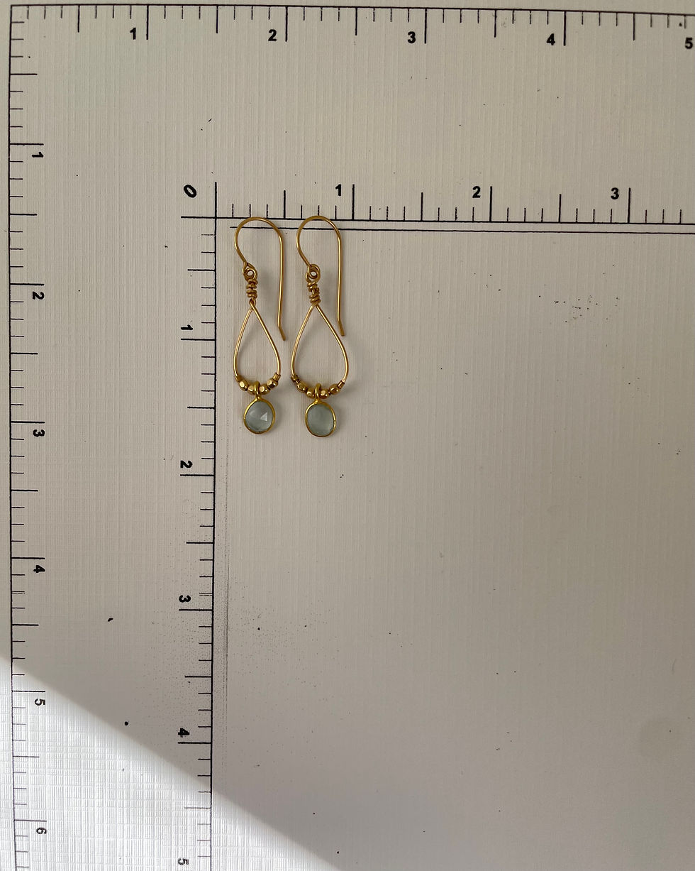 Thumbnail: Elegant Aquamarine 14k Gold-Filled and Vermeil Pendant Drop Earrings, Dainty Gemstone Earrings, Elegant Aquamarine Earrings