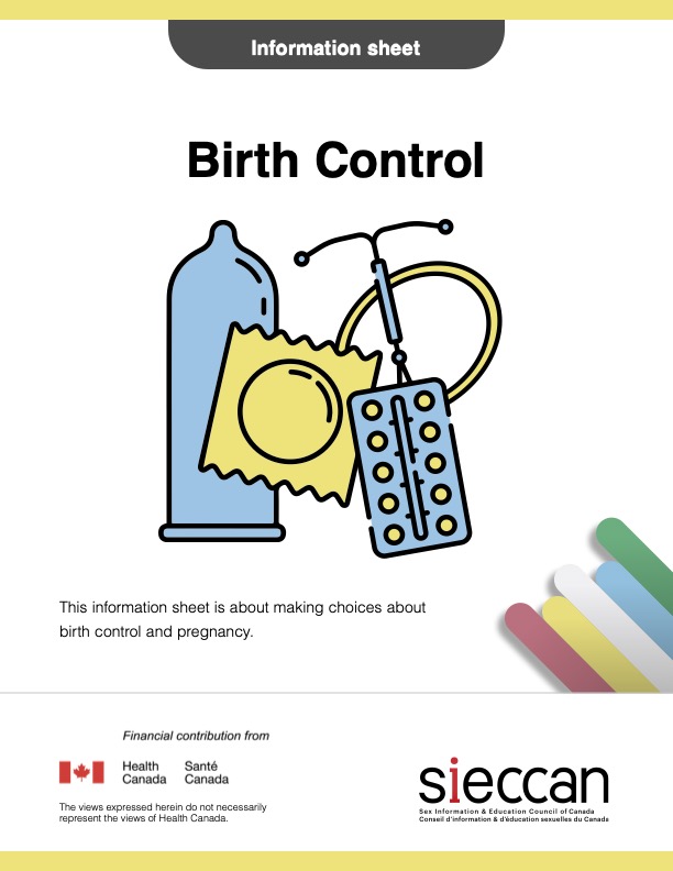 Birth Control Info Sheet