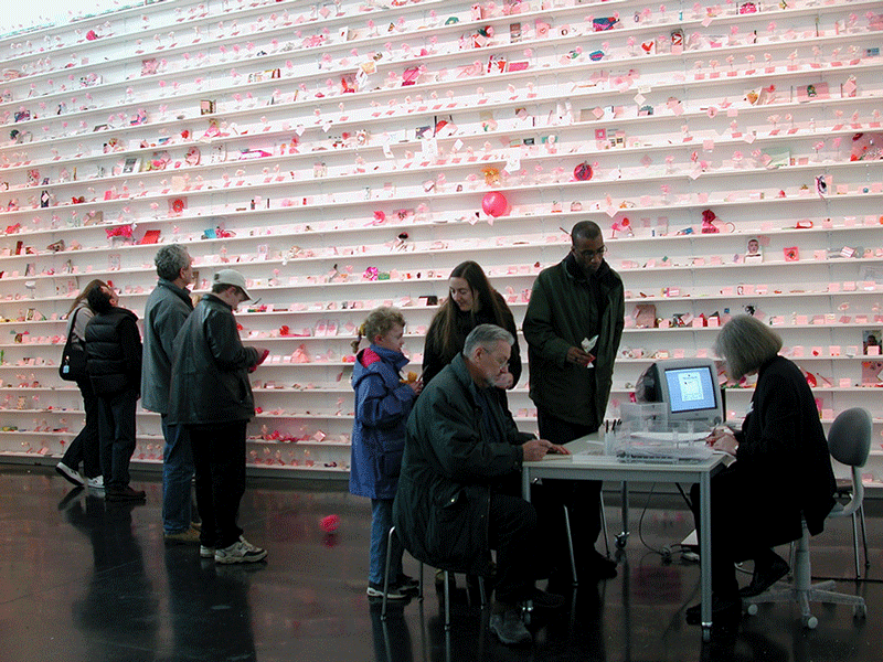 Echolalia's Walsall Archive for In Memoriam, Walsall  New Art Gallery, 2000-01, Roxane Permar