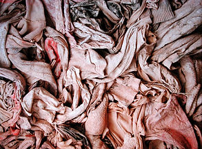 The Nuclear Family, Roxane Permar, detail of installation at Bedford Hill Gallery, London