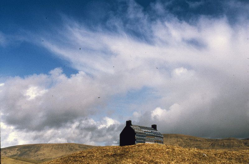 The Croft Cosy Project, Roxane Permar and Wilma Johnson, photograph, Shetland 1994