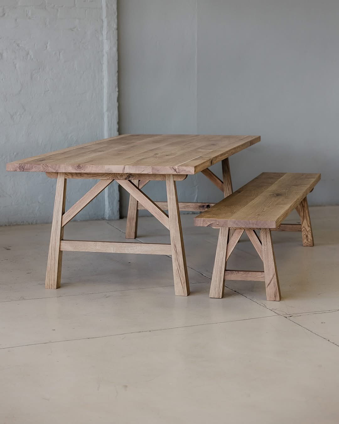 Nordic Oak Dining Table