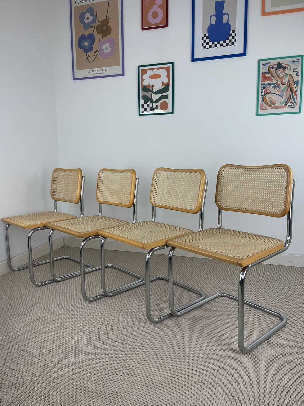 Lot de 6 Marcel Breuer B32