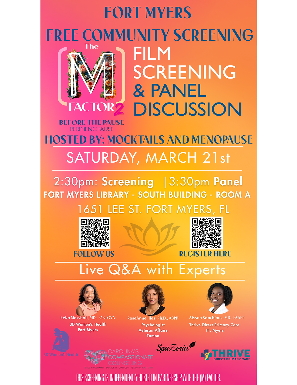 The (M) Factor Free Screening on Menopause