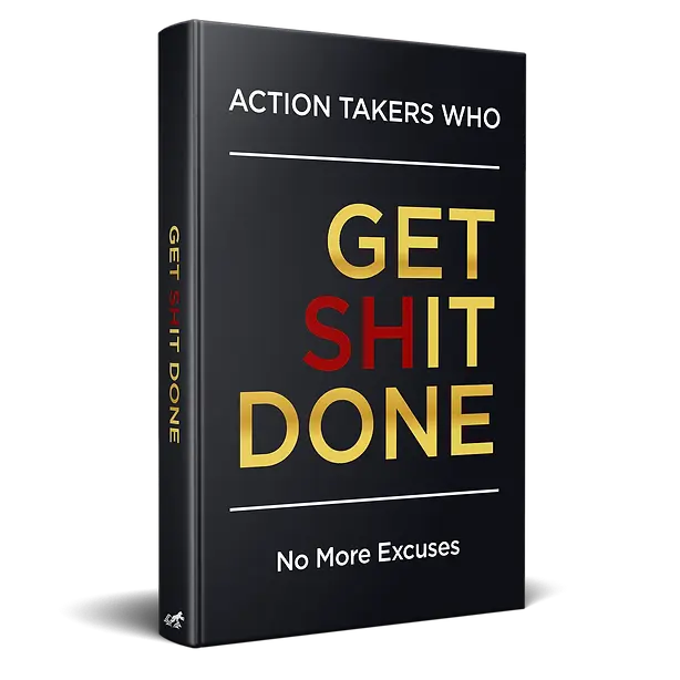Get Shit Done 3D Transparent one book.webp