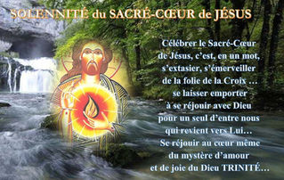 Solennité du Sacré Cœur de Jésus