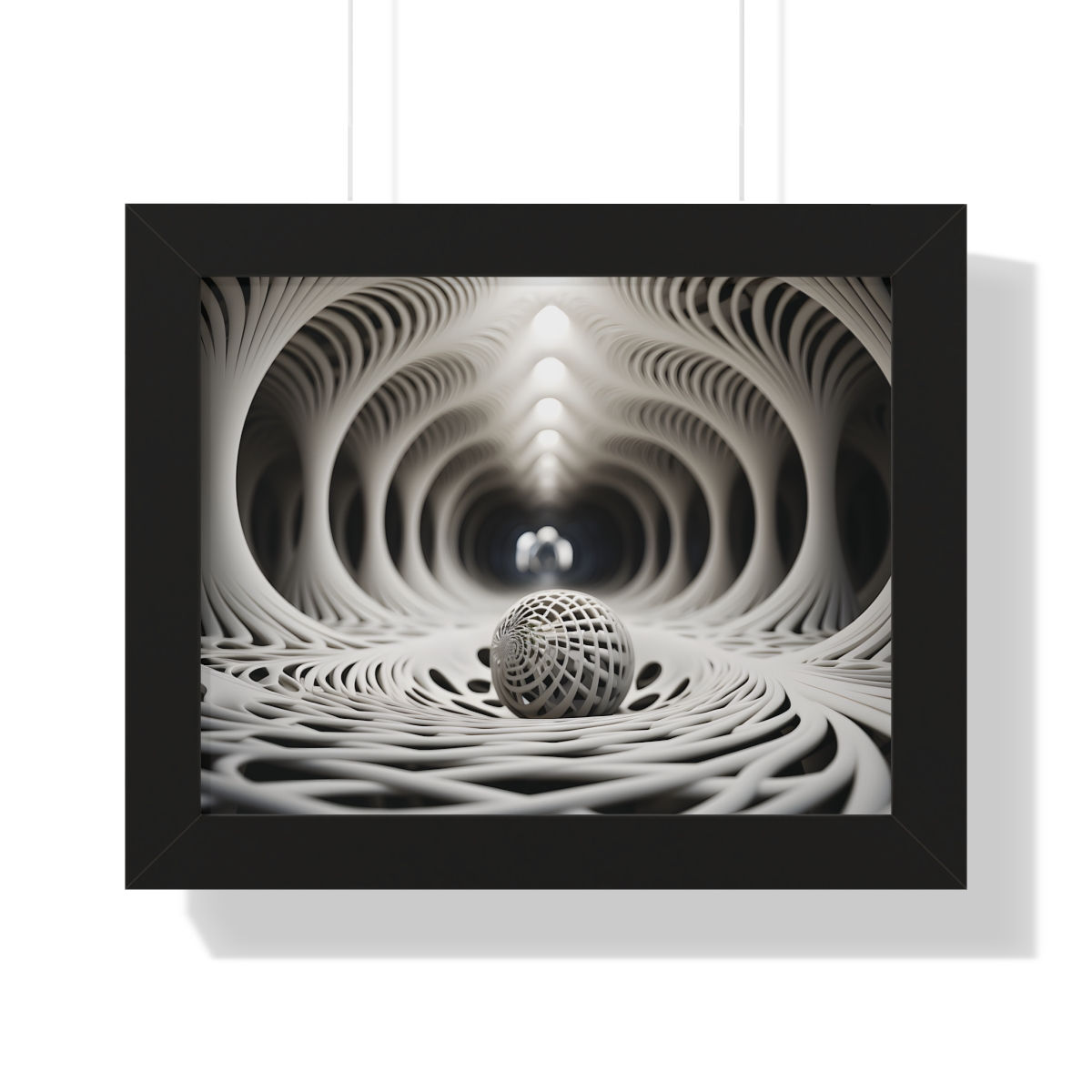 Infinite Fractal Horizons Premium Poster