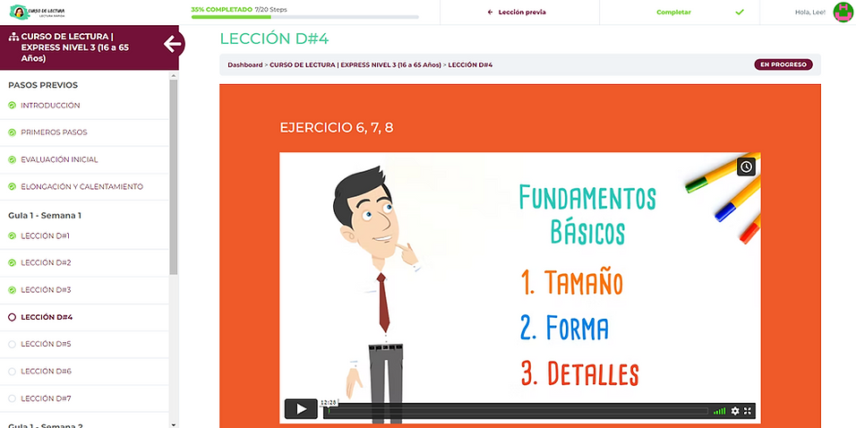 comprensión de lectura, curso de comprensión lectora veloz