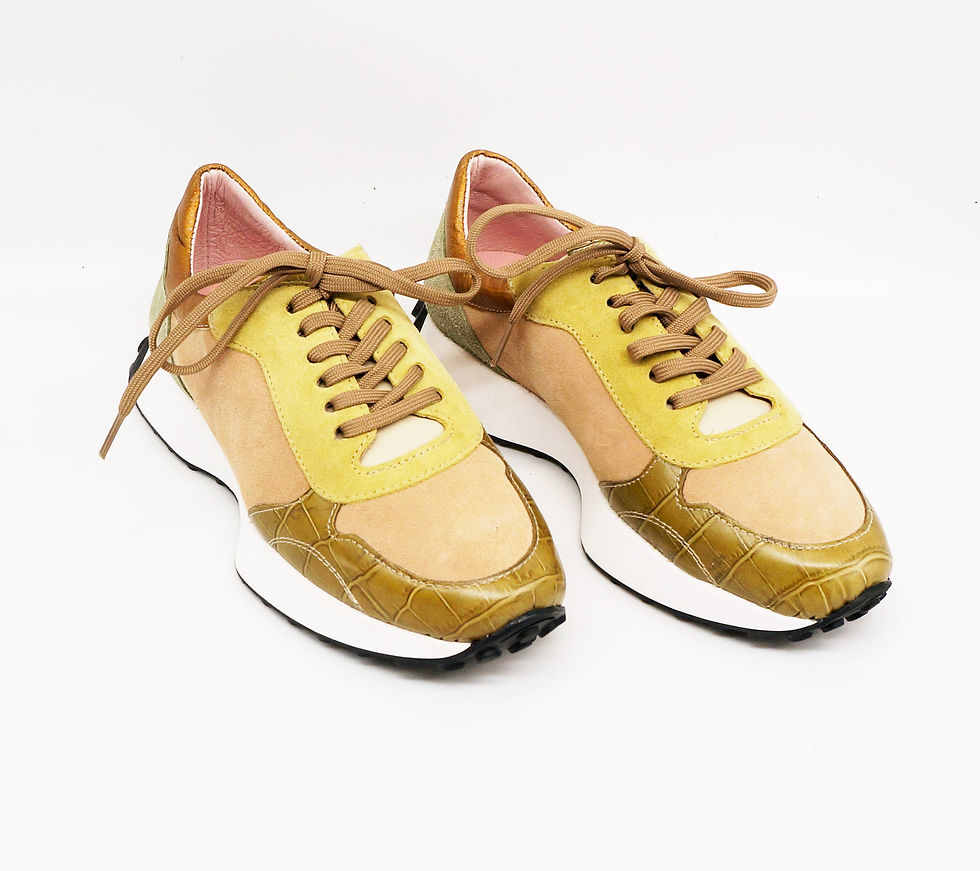 Miniaturbild: Kess Sneaker in Multicolor grün/croco