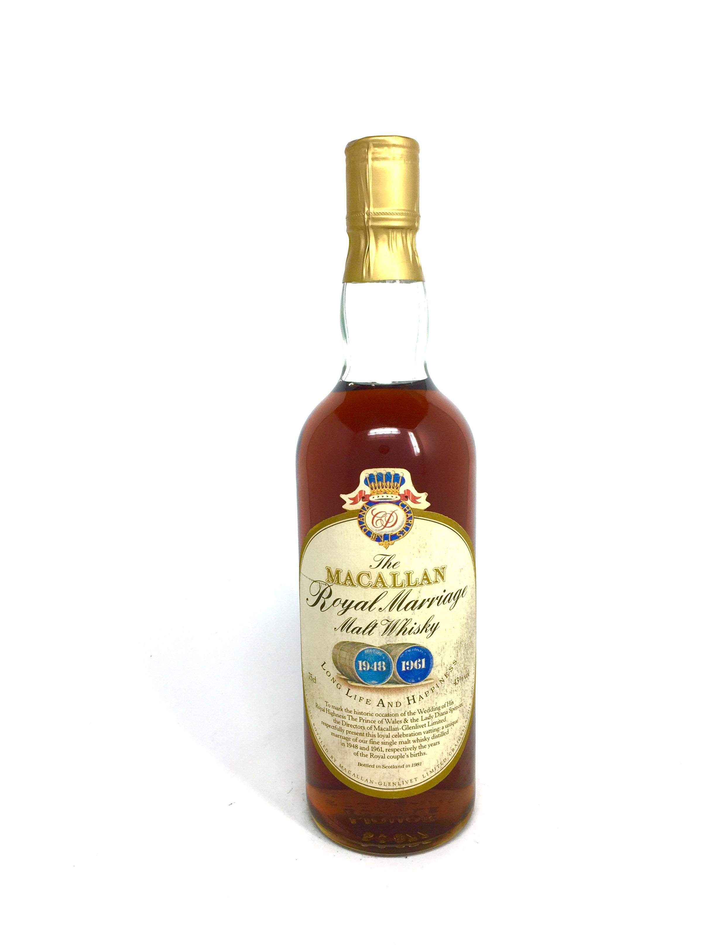Macallan Royal Marriage 1948 & 1961