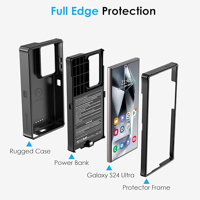 Thumbnail: Battery Case for Galaxy S24 Ultra 10000mAh
