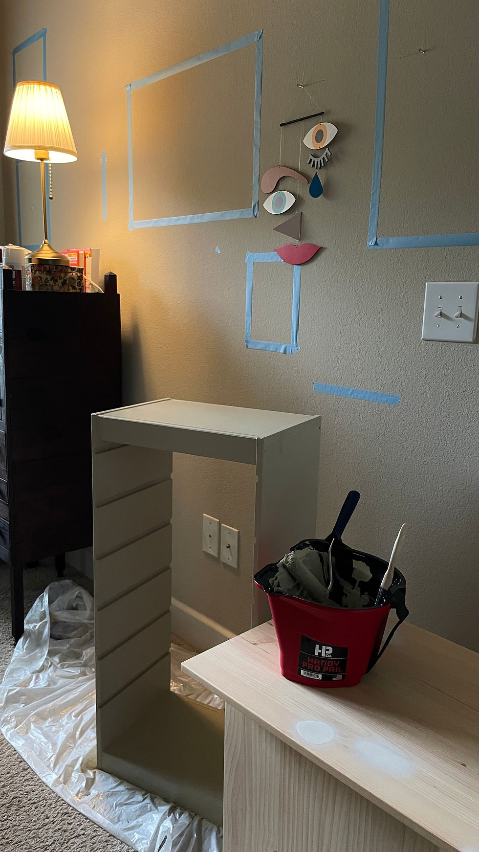 priming Ikea furniture