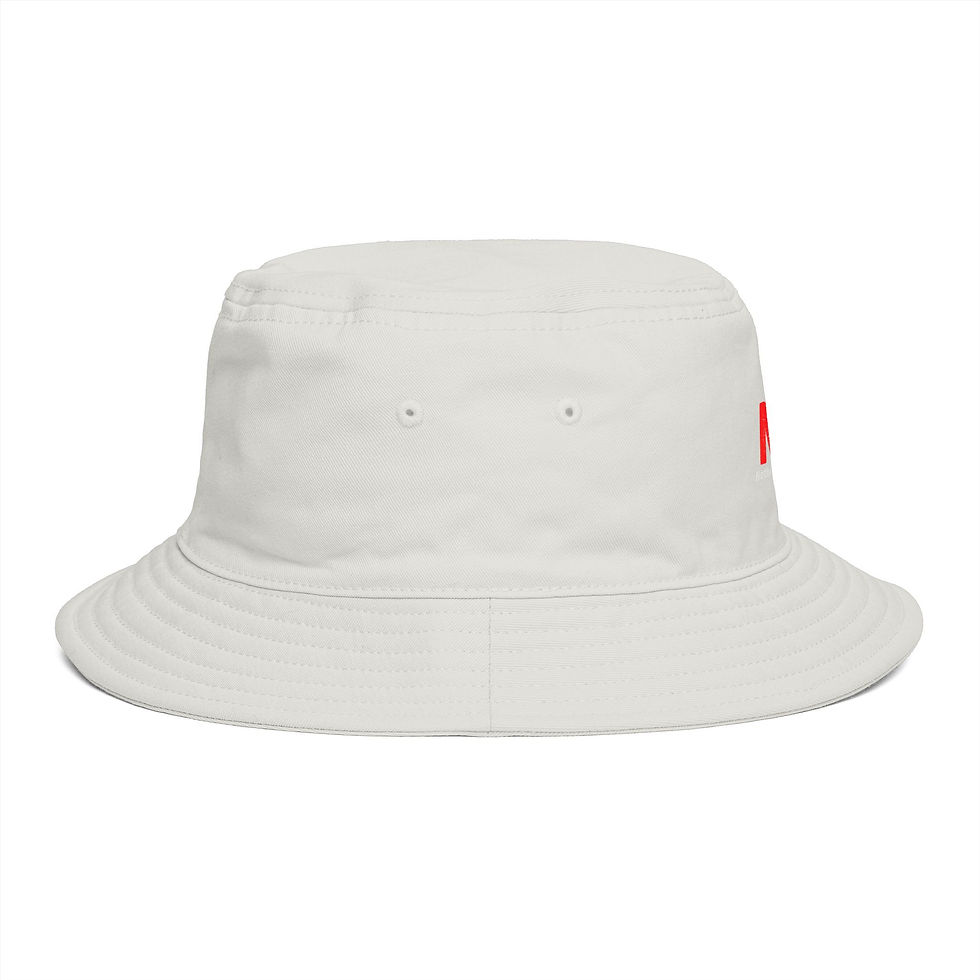 Thumbnail: Black and Red Bucket Hat 