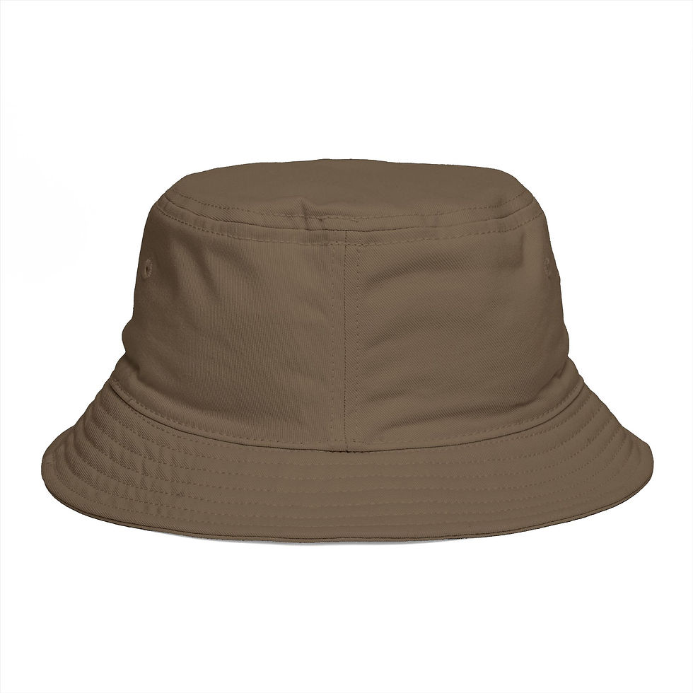 Thumbnail: Orange and Blue Nothing Is This Life Bucket Hat 
