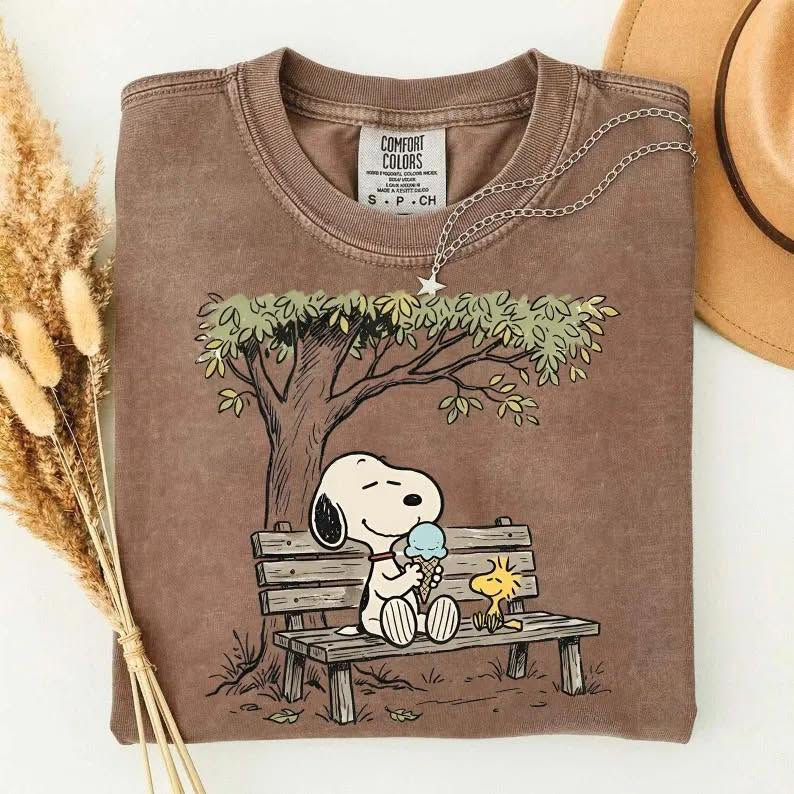 Cartoon Dog on Bench