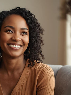 Warm, inviting image of clinician interacting with client. african american (1).jpg