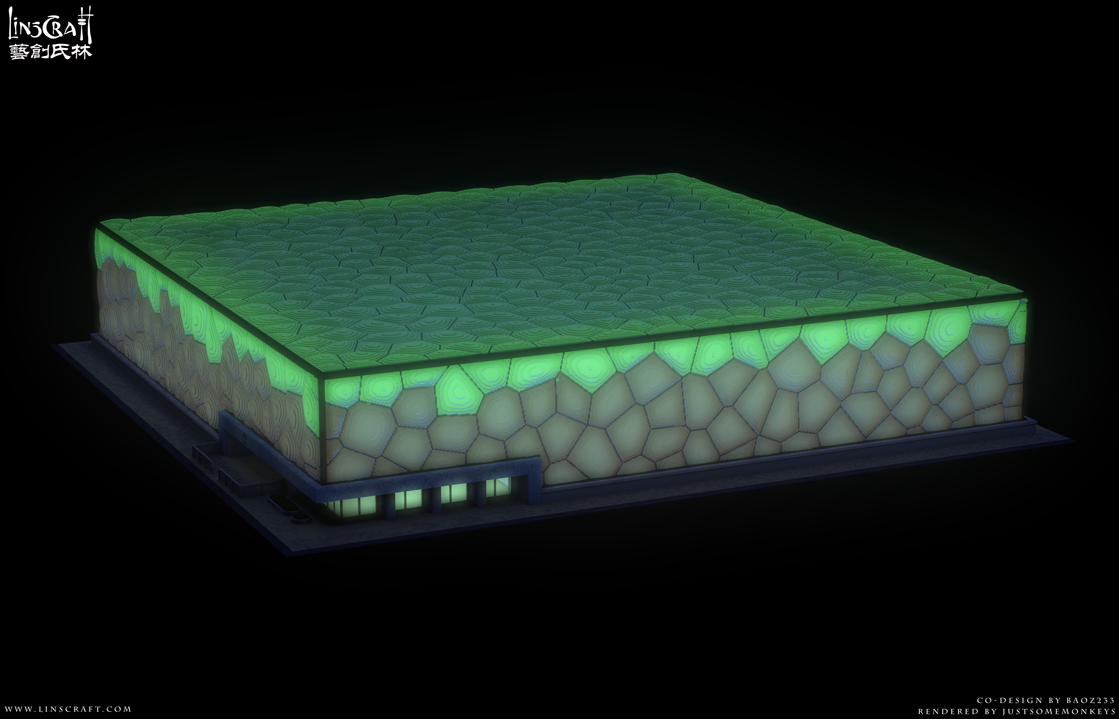 the grass cube linscraft