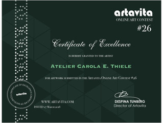 Certificate of excellence
