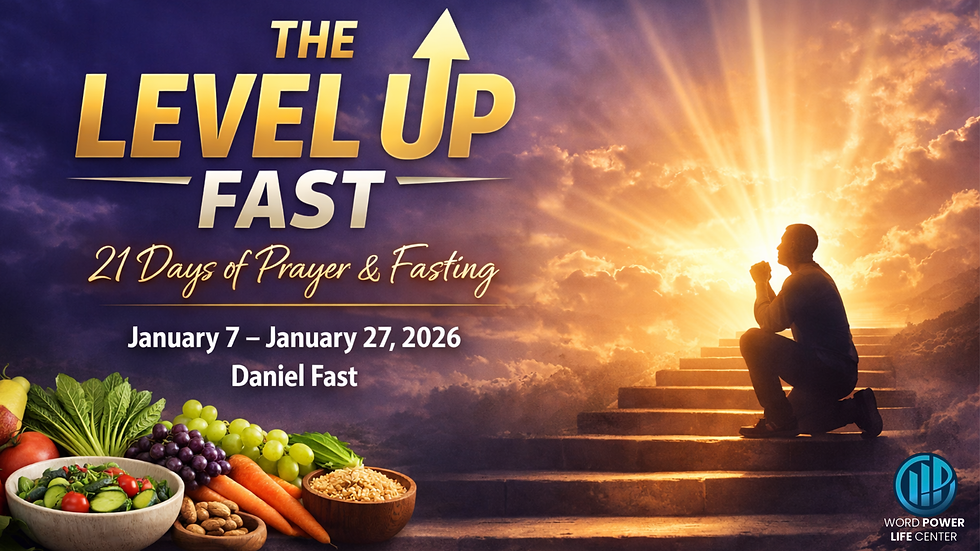 The Level Up Fast 2026 - Fasting For Preparation