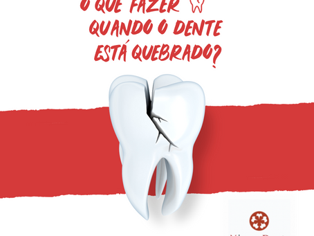 O que fazer quando o dente está quebrado?