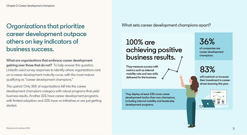 Linkedin Workplace Learning Report 2025: The rise of career champions