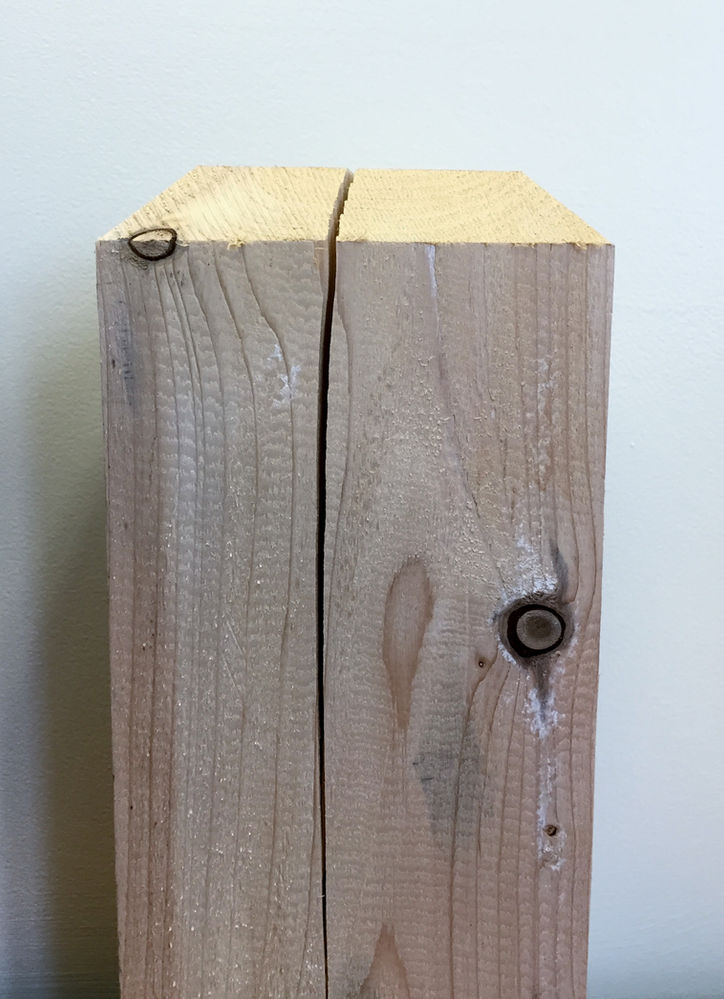 Wood Checks Why does lumber split and cracks? Vandeck Builders