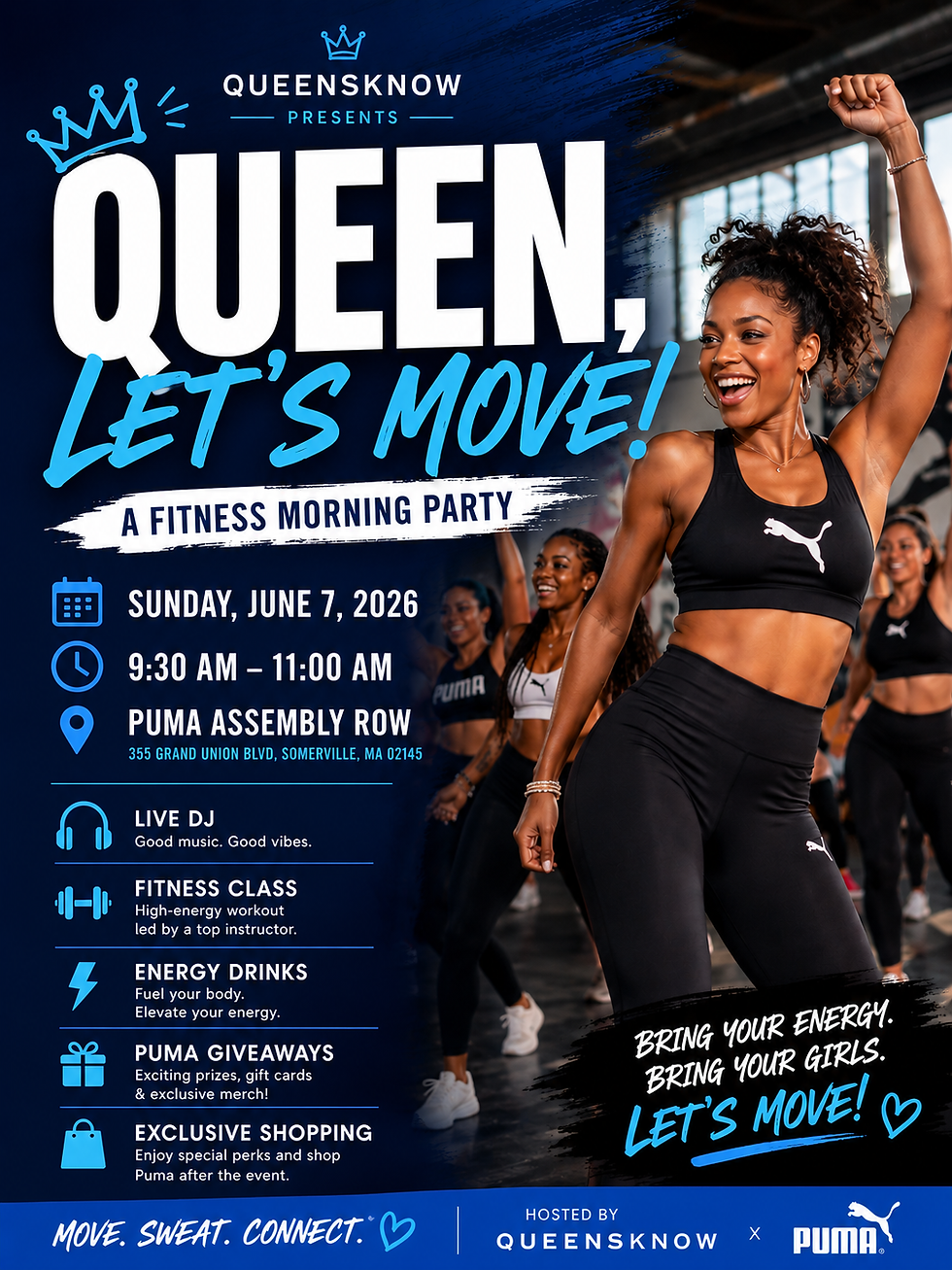 Queen, Let's Move! A Fitness Morning Party