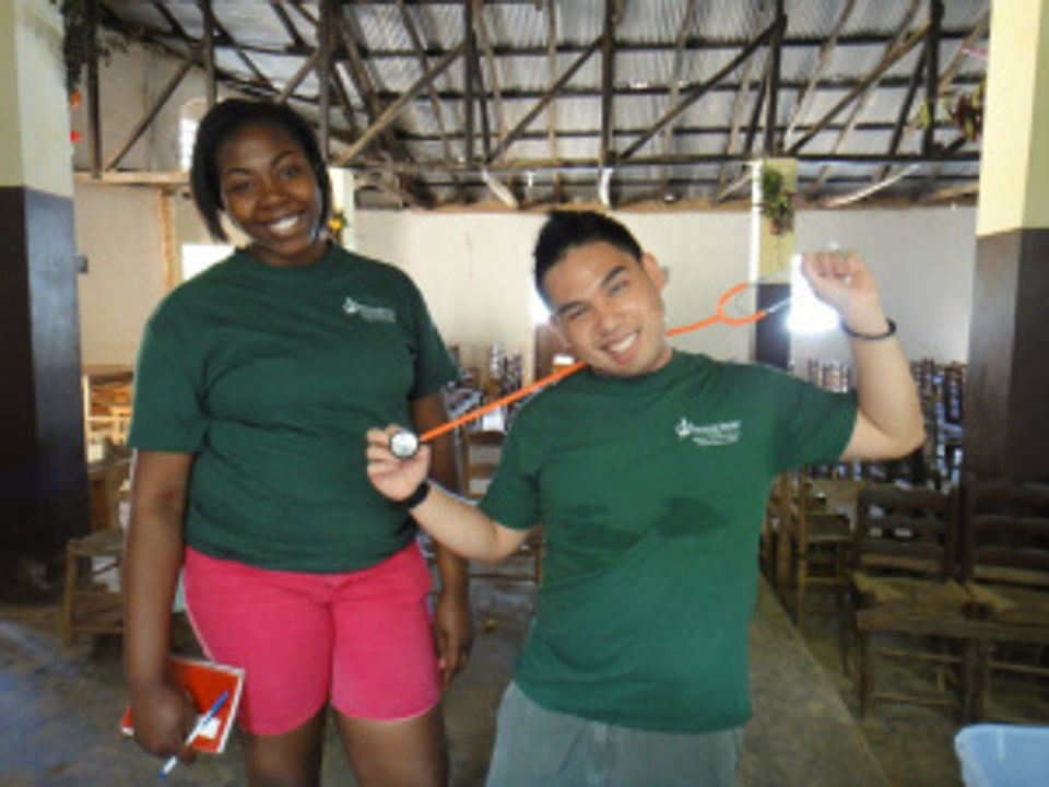 Anthony and I at the Clinic.