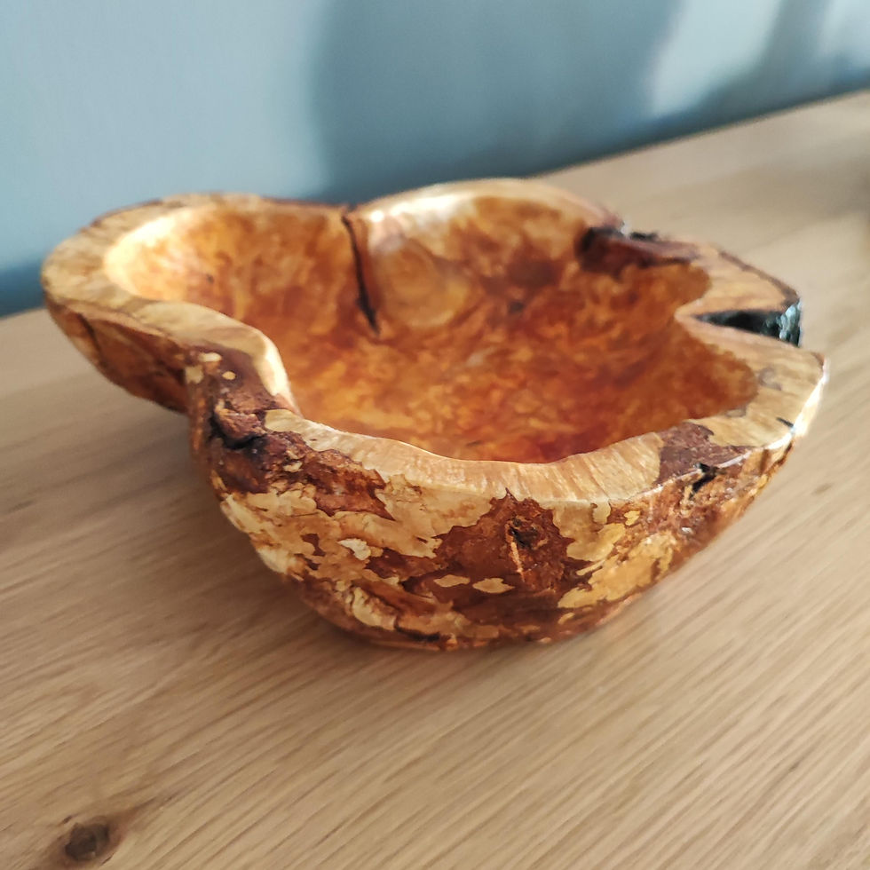 Miniaturbild: Holzschale aus Birkenmaserknolle