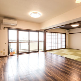 和室とリビングを一体化した広々LDKに間取り変更リフォーム！｜リフォームの施工事例｜リビング