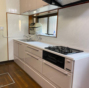 収納充実、お手入れ簡単なキッチンにリフォーム！｜キッチン