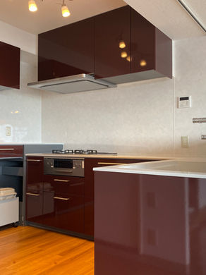 お料理好きにはたまらない、広々コの字型キッチンにリフォーム！｜キッチン