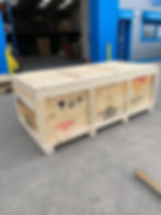 Export packed plywood cases