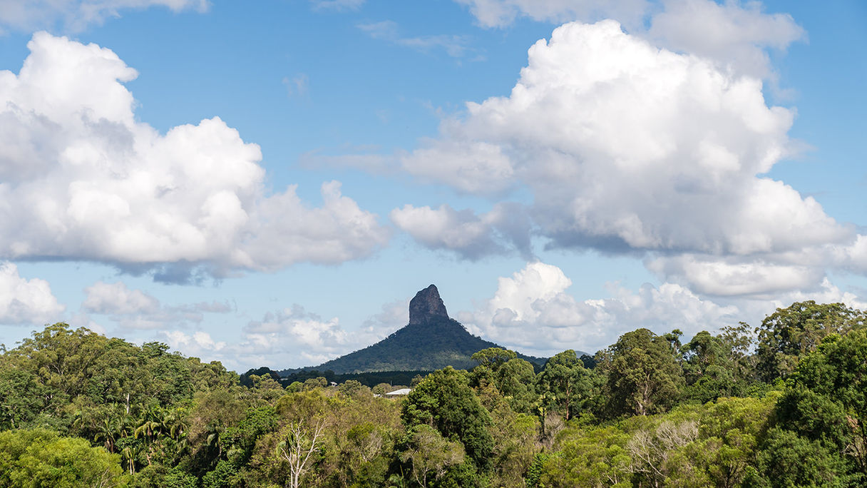 Glasshouse Mountains Views from Farm Stay in Beerwah