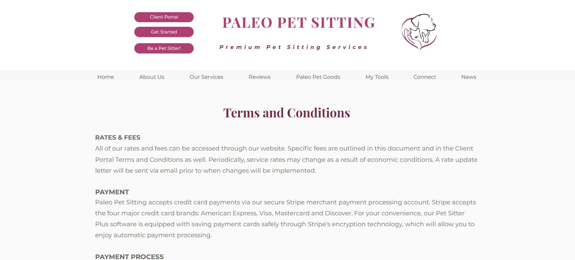 Paleo Pet Sitting Policies paleo-pet-sitting-policies