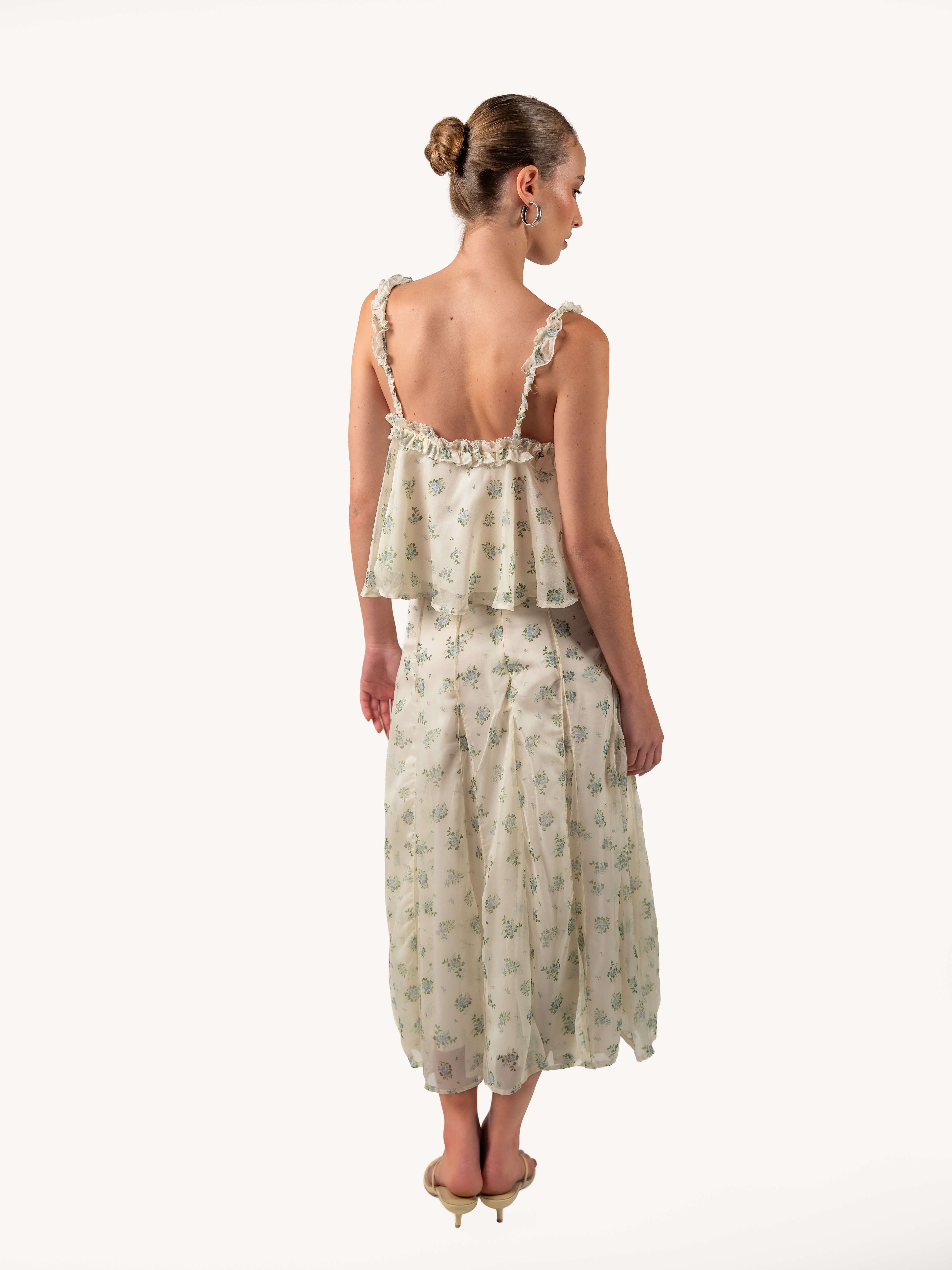 Organza Flower Top