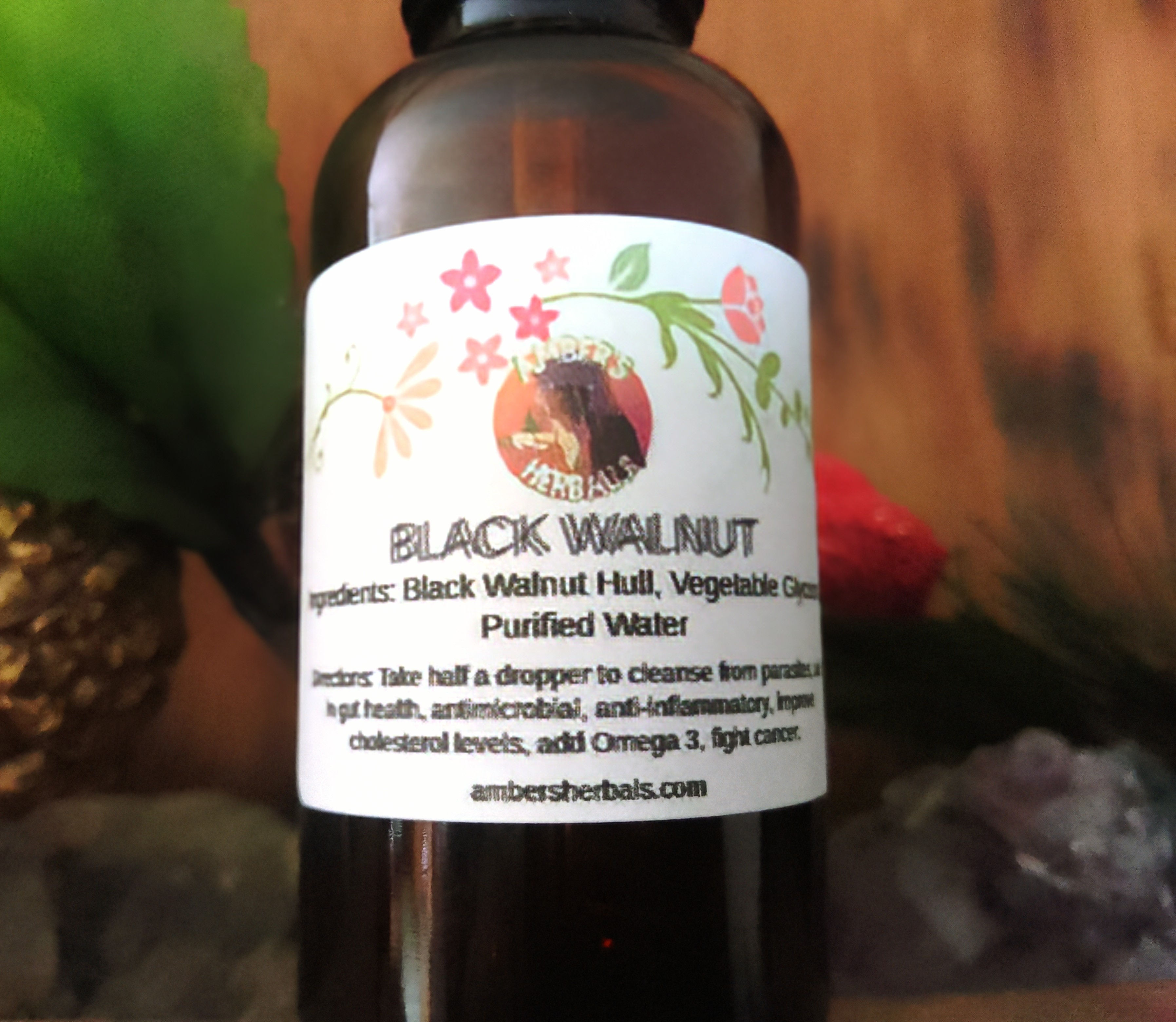 Black Walnut Drops 1oz dropper