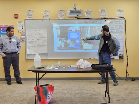 Chromatography Experiments at a local school 2023