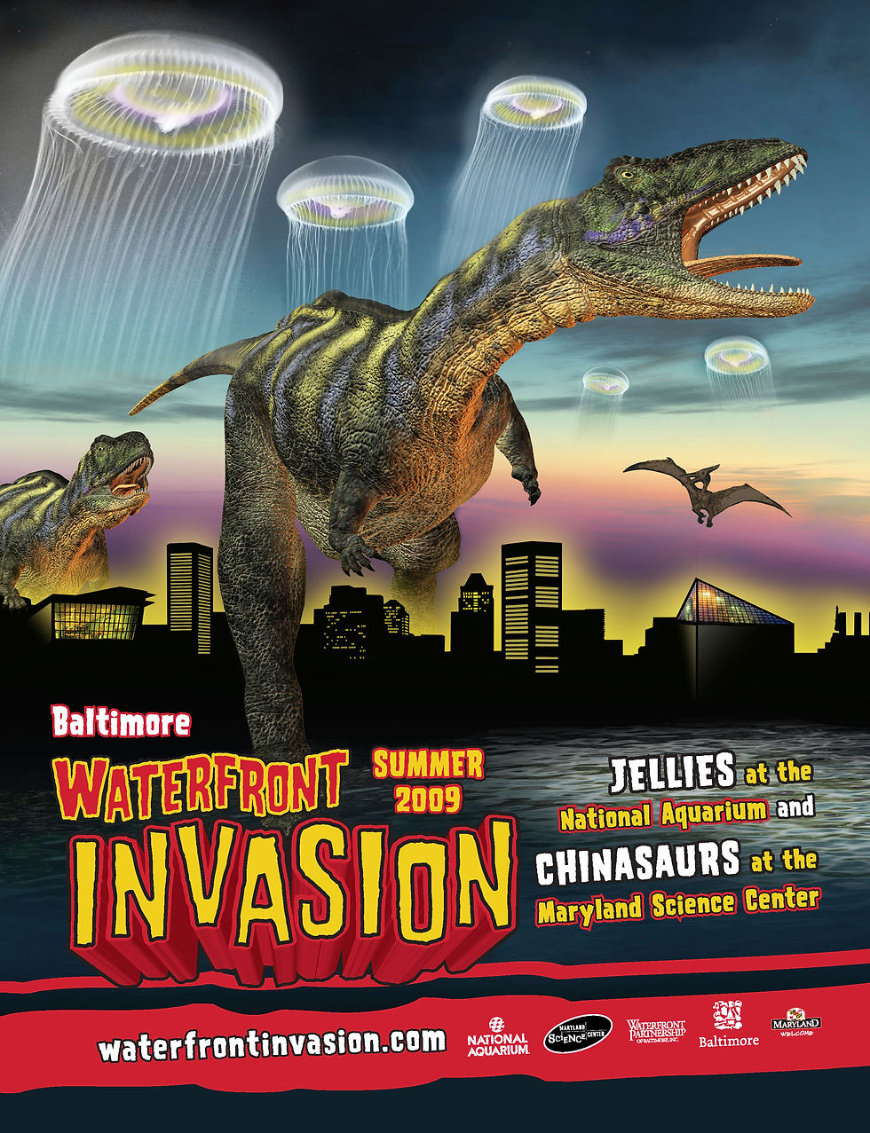Baltimore Waterfront Invasion Poster