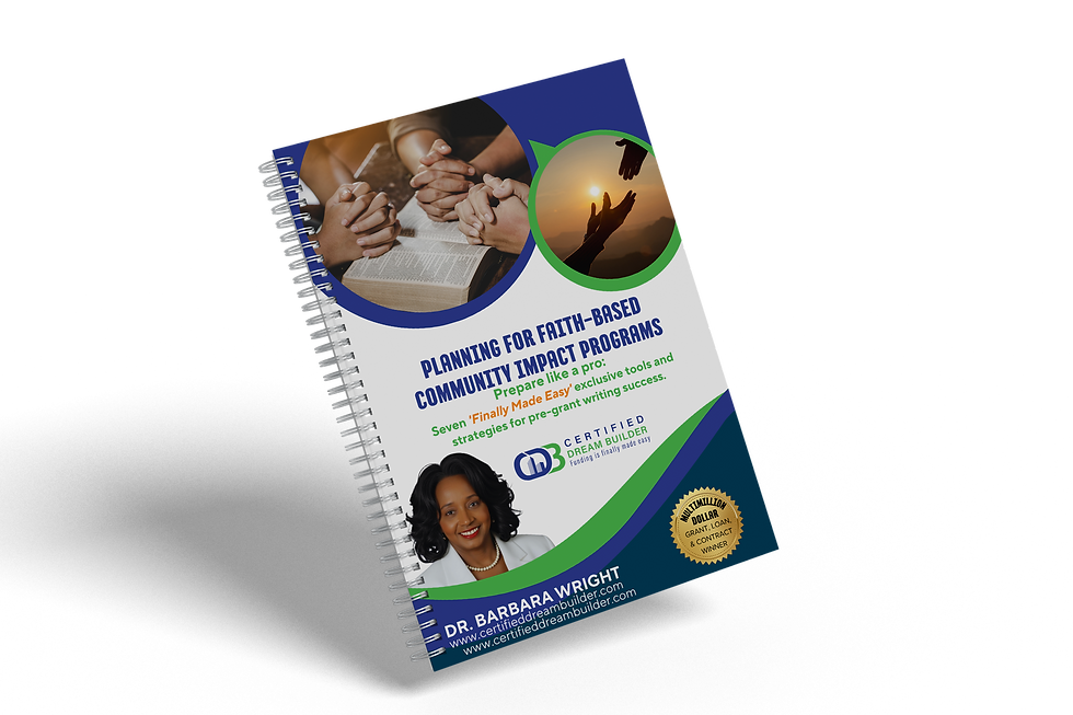 8M Planning for Faith-Based Community Impact Program