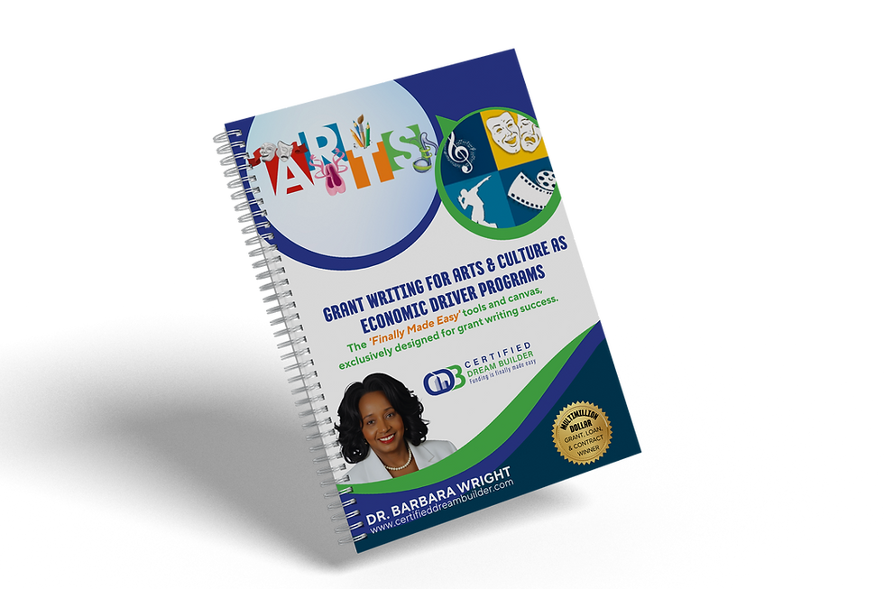 1T Grant Writing for Arts & Culture as Economic Drivers Programs