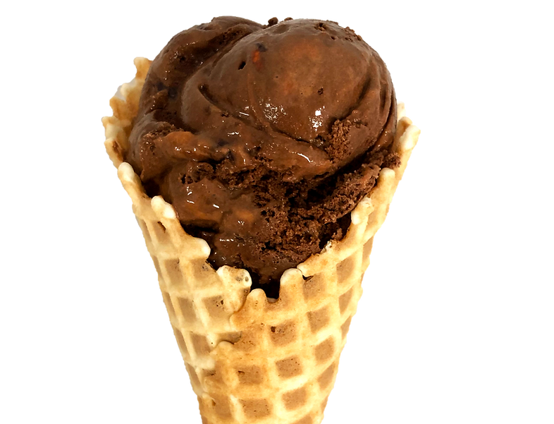 Extreme MooseTracks Waffle cone ice cream