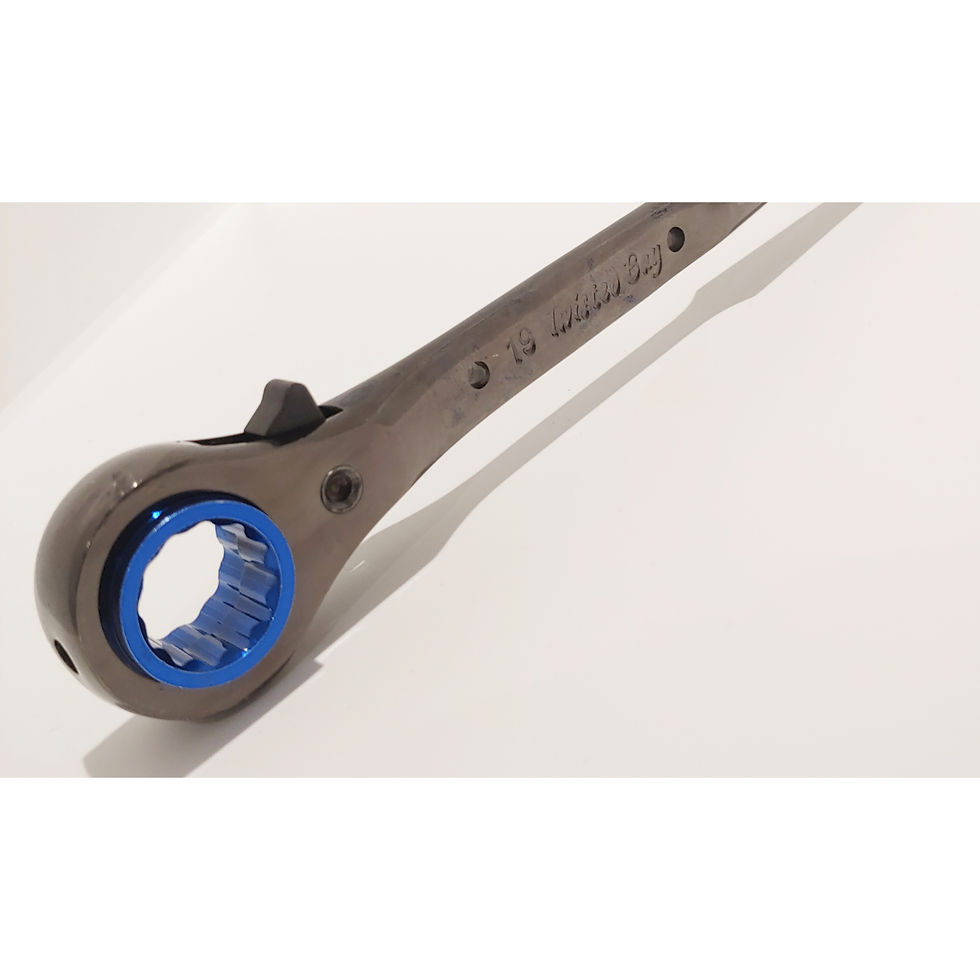 Thumbnail: Twisted Bay Steel Ratchet / Podger 19/21 BLACK/BLUE