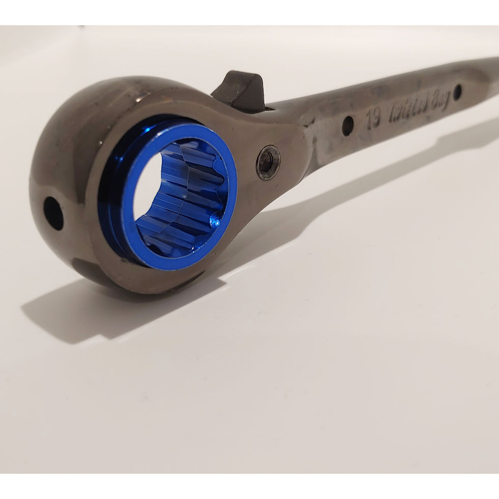 Thumbnail: Twisted Bay Steel Ratchet / Podger 19/21 BLACK/BLUE