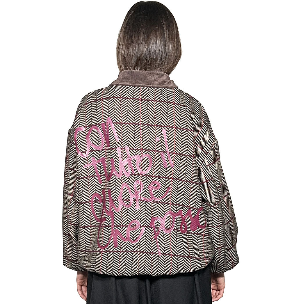 Miniatura: GIACCA CON SCRITTA  (A7870)