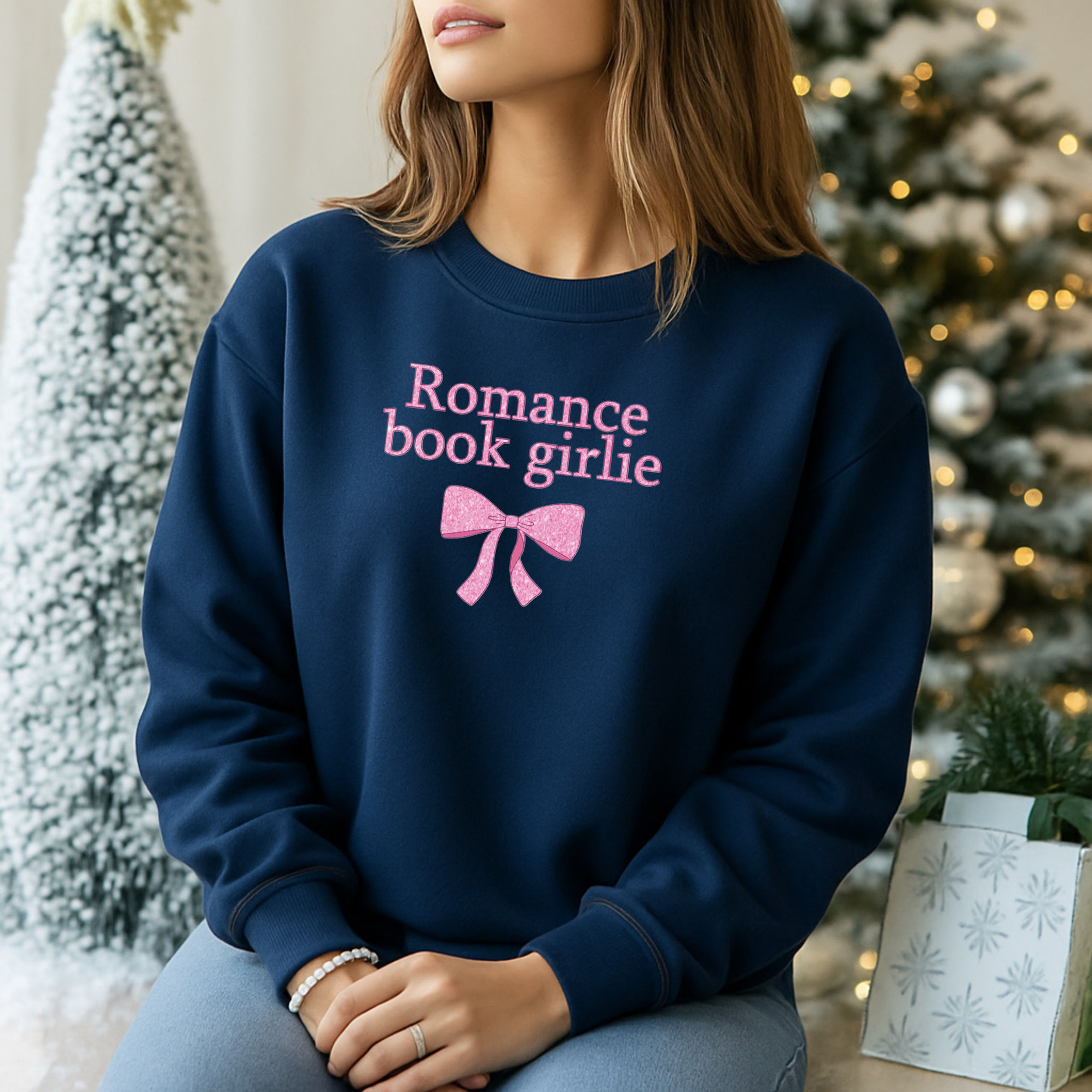 FELPA GIROCOLLO - ROMANCE BOOK GIRLIE