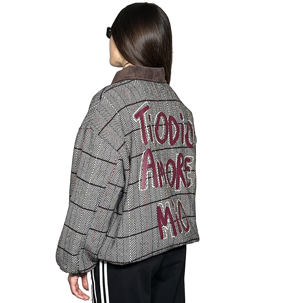 Miniatura: GIACCA CON SCRITTA  (A7870)