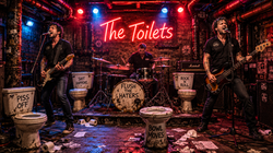 the toilets on stage